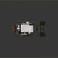 Armored Military Weapon Tank Featuring Tracks Cannons Antennas And Fuel Tanks