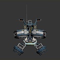 Industrial LOFT fighter sci-fi fighter sci-fi fighter 3d model