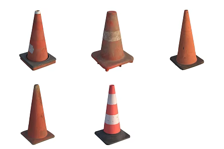 Road facilities 3d model
