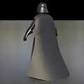Darth Vader Game Movie Character 3D Model With Black Armor And Cape