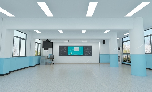 Classroom 3d model