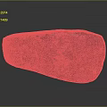 Natural Blue Pink Wood Stone With Textured Surface For Interior Decorative Design