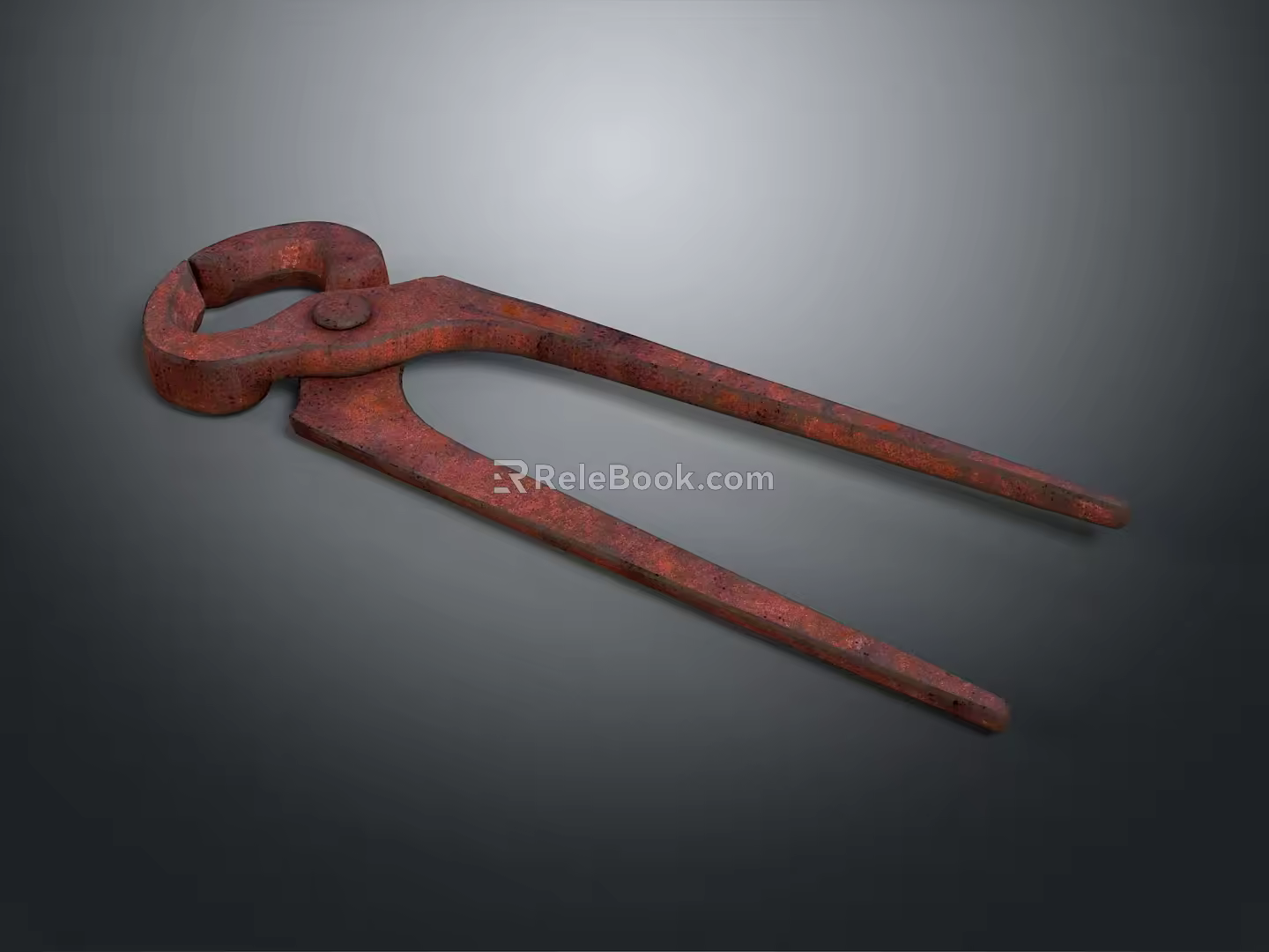 Pipe pliers vise bench vise wrench tool hardware tool processing tool furniture 3d model