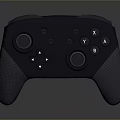 Ergonomic PC Gaming Controller Featuring Textured Grip And Responsive Buttons 3d model