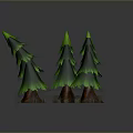 Desert Plant Pine Tree Cypress Tree Pine Tree Big Tree Life Supplies 3d model