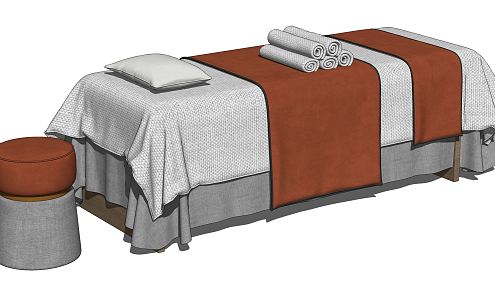 Modern Massage Bed Massage Bed 3d model