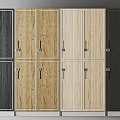 Various Colored Locker Designs With Different Materials And Styles