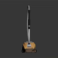 Orange And White Portable Vacuum Cleaner With Modern Design Handle And Hose