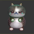 Modern Toy Muppet Toy Cat Pillow Muppet 3d model