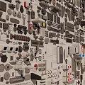 Science Fiction Theme Component 3d model