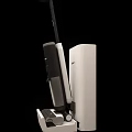 Modern Intelligent Machine Featuring White Black Body Smart Control Panel And Automated Sensors