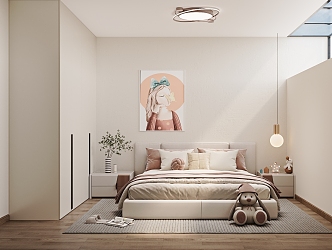 Modern Children's Room 3d model