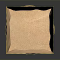 Brown Kraft Paper Bag With Scalloped Edge For Everyday Household Use