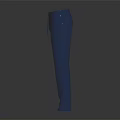 Blue Straight Leg Pants with Slim Fit High Quality Fabric for Modern Fashion Style Wear