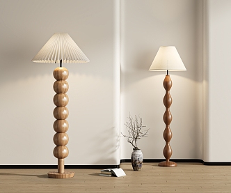 Floor lamp combination 3d model