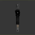 Detailed Modern Tactical Rifle Design with Scope Rail System and Suppressor