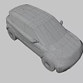 White Land Rover SUV with Modern Exterior Design and Sleek Body Features