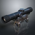 Military Grade Tactical Weapon Scope With Durable Metal Mount Bracket For Long Range Precision Shooting