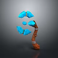 Weapon Cartoon Weapon Animation Weapon Styled Weapon Fantasy Style Weapon Fantasy Weapon 3d model