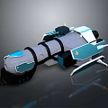 Futuristic Spacecraft Design With Advanced Components For Deep Space Exploration