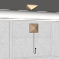 Pyramid wall lamp ceiling lamp 3d model