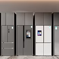 Modern Refrigerator Cabinet Oven Smart Refrigerator Embedded Refrigerator Double Door Refrigerator Three Door Refrigerator 3d model
