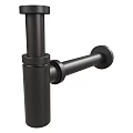 Modern Matte Black Faucet With Single Handle Design And Metal Construction Finish
