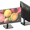 LG Computer Monitor With Sleek Black Design And Vibrant Display Screen