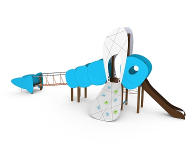 Dragonfly Climbing Frame Insect Theme Dragonfly Children's Play Area Amusement Facilities 3d model