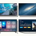 Smart TV With High Definition Display Showing Various Entertainment Content Like Movies And Nature Scenery