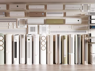 modern air conditioning 3d model