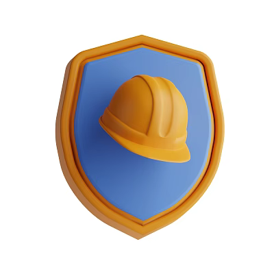 Modern safety helmet cartoon safety helmet 3d model