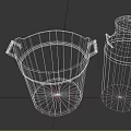 Modern bucket iron bucket 3d model
