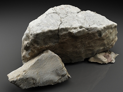 Stone Rock Stone Block Stone Pile 3d model