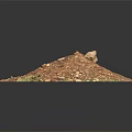 Organic Brown Spice Powder With Small Granules And Green Leaf Fragments