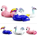 Colorful Outdoor Garden Decorative Inflatables With Flamingo Toucan And Peacock Shapes
