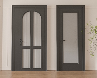 Bathroom door 3d model