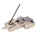 Smart Machine with Tracked Base Mechanical Arm and Durable Metal Construction 3d model