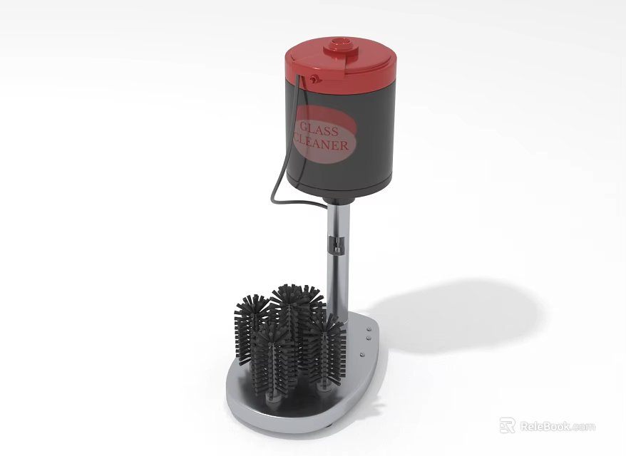 Household Vertical Cleaning Brush Appliance With Multiple Brushes For Daily Use 3d model 