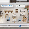 Bright Modern Digital Store Interior With HONOR Displays Electronic Gadgets And Display Counters