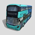 Wrightbus bus passenger car tourist bus double-decker bus low face number low model simple model film and television level 3d model