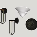 Modern Wall Sconces With Various Designs Including Glass Cylinder White Fan And Decorative Round Shapes