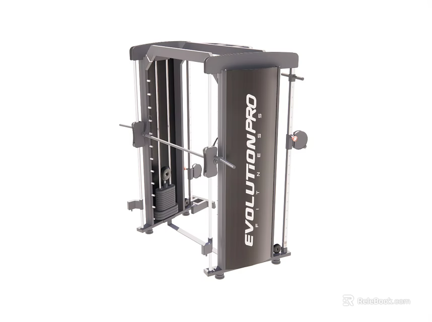 EVOLUTIONPRO Multi Functional Strength Training Cable Machine With Pulley System For Home Gym 3d model 