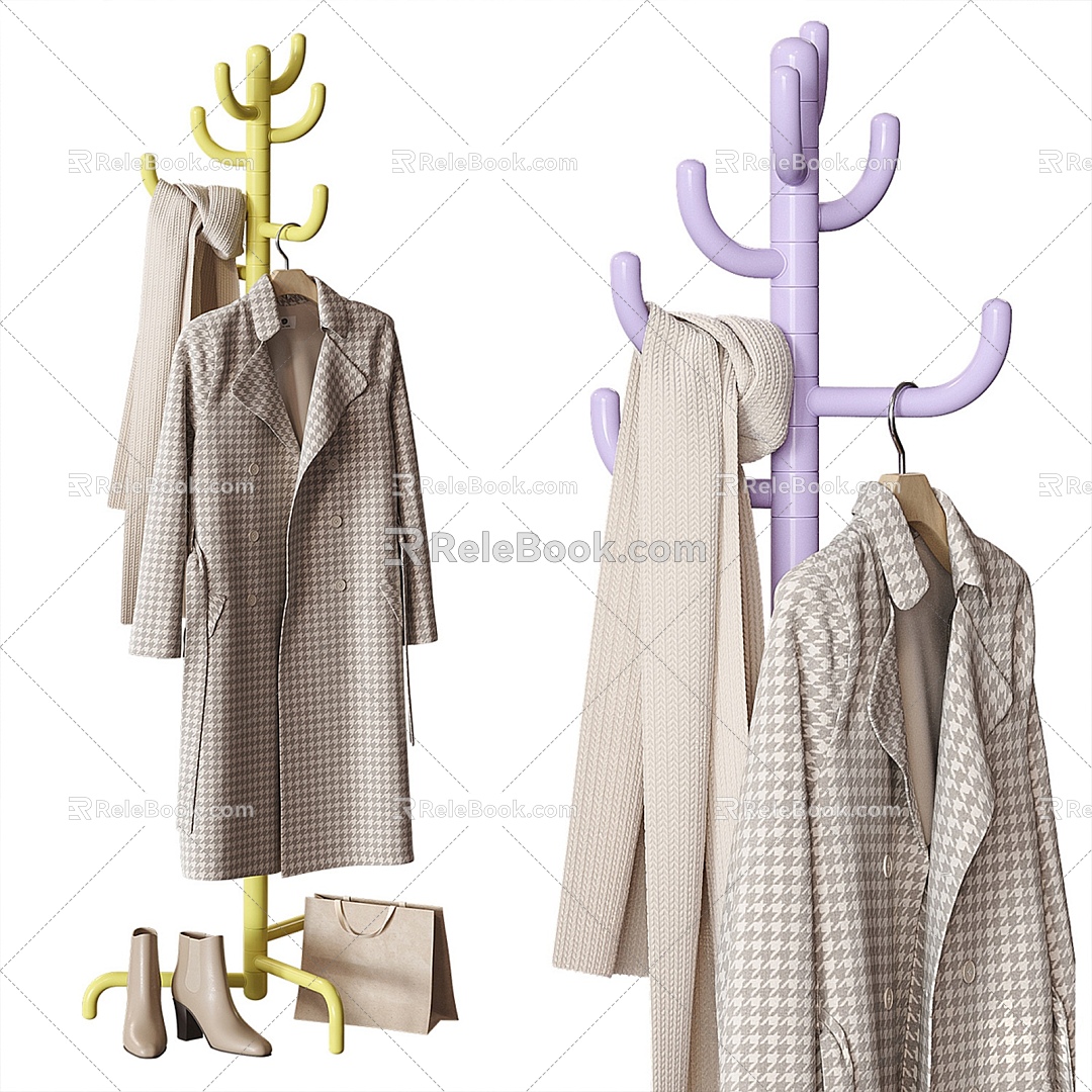 Modern Hangers 3d model