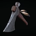 Modern Tomahawk Axe Axe Game Axe 3d model