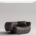Modern single sofa 3d model