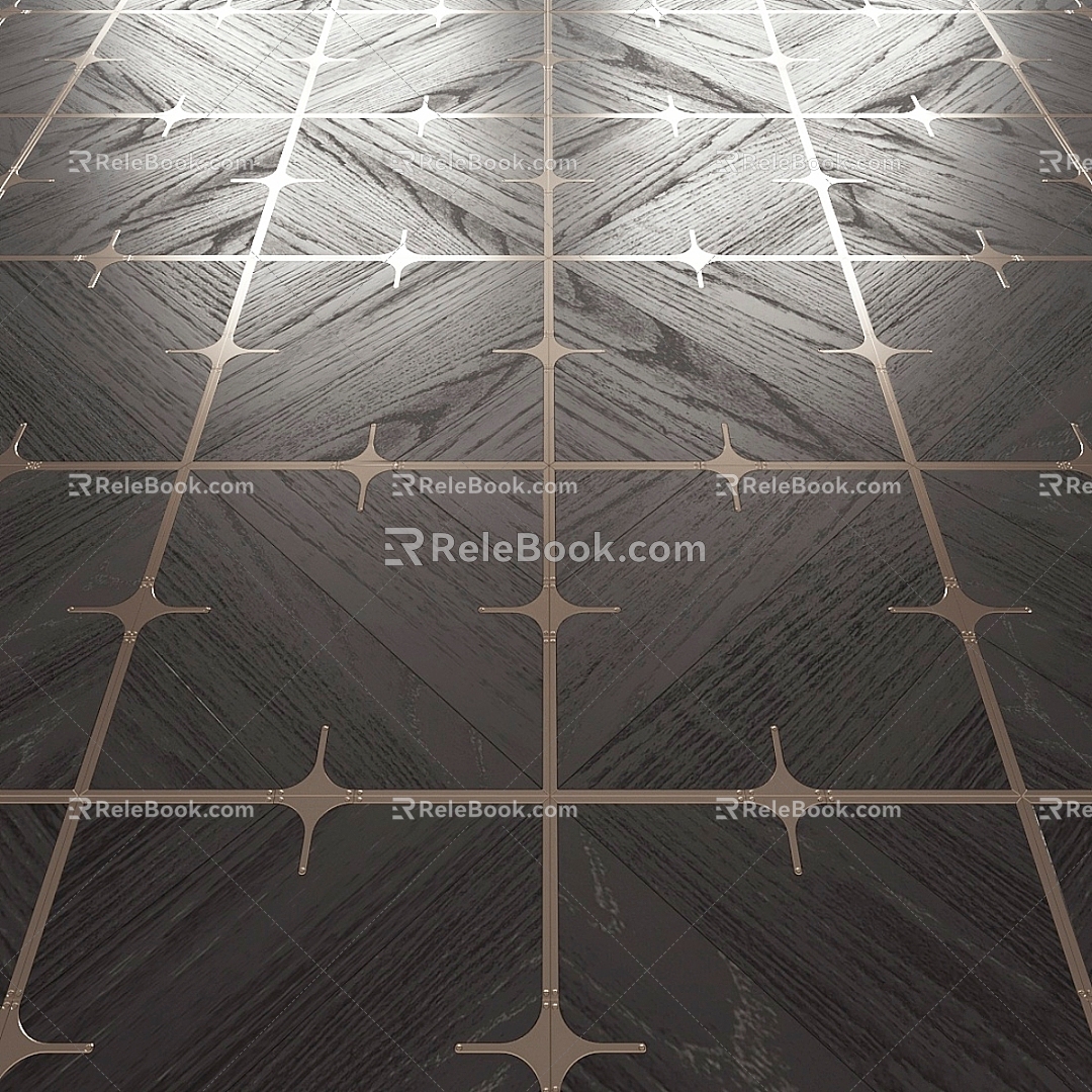 Modern Other parquet floor orly Tabarka studio floor 3d model