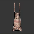 Christian Dior Stylish Pink Black Tie Dye Handbag with Dual Handles