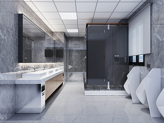 Modern toilet 3d model