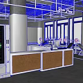 Modern Fitness Gym Interior With Spacious Layout Various Workout Equipment And Vending Machines
